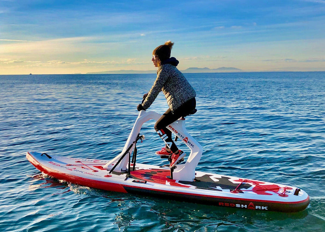 Book a surf-cycle water bike lesson or session for 1 to 8 water bike inflatable paddleboards and get discounts on full day or weekly rental rates from our partners at MTBoarders.com. Book right here on MontanaBoardingSchool.com. Want purchase one of your own? Buy now from our sister store at e-boarders.com