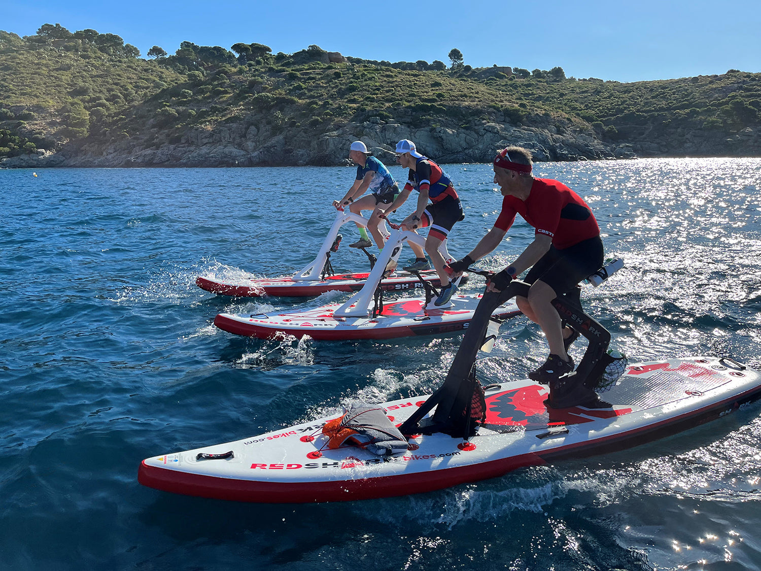 Book a surf-cycle water bike lesson or session for 1 to 8 water bike inflatable paddleboards and get discounts on full day or weekly rental rates from our partners at MTBoarders.com. Book right here on MontanaBoardingSchool.com. Want purchase one of your own? Buy now from our sister store at e-boarders.com