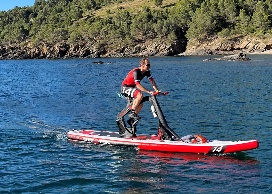 Book a surf-cycle water bike lesson or session for 1 to 8 water bike inflatable paddleboards and get discounts on full day or weekly rental rates from our partners at MTBoarders.com. Book right here on MontanaBoardingSchool.com. Want purchase one of your own? Buy now from our sister store at e-boarders.com